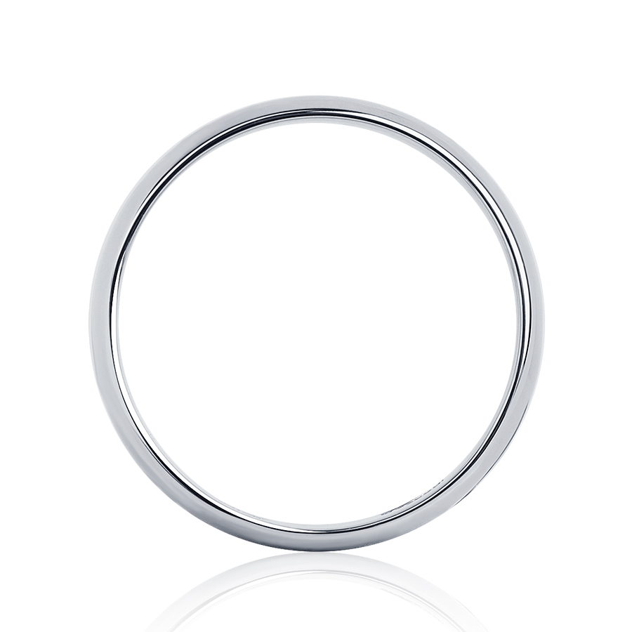 Мужское обручальное кольцо из платины ПК-105-00 Platinum Lab фото 3