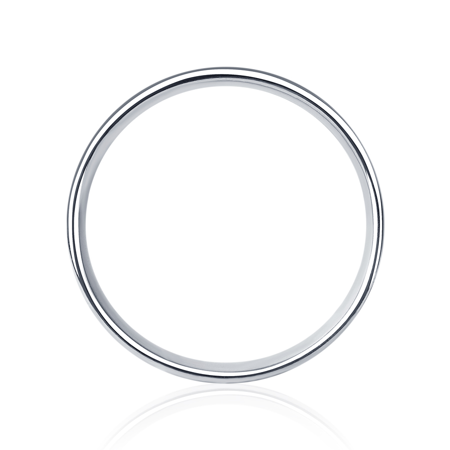 Простое обручальное кольцо из платины ПК-110-00 Платинум Лаб фото 7