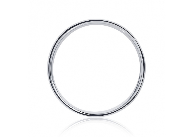 Обручальное кольцо из платины с дорожкой бриллиантов ПК-113-35 Platinum Lab фото 2