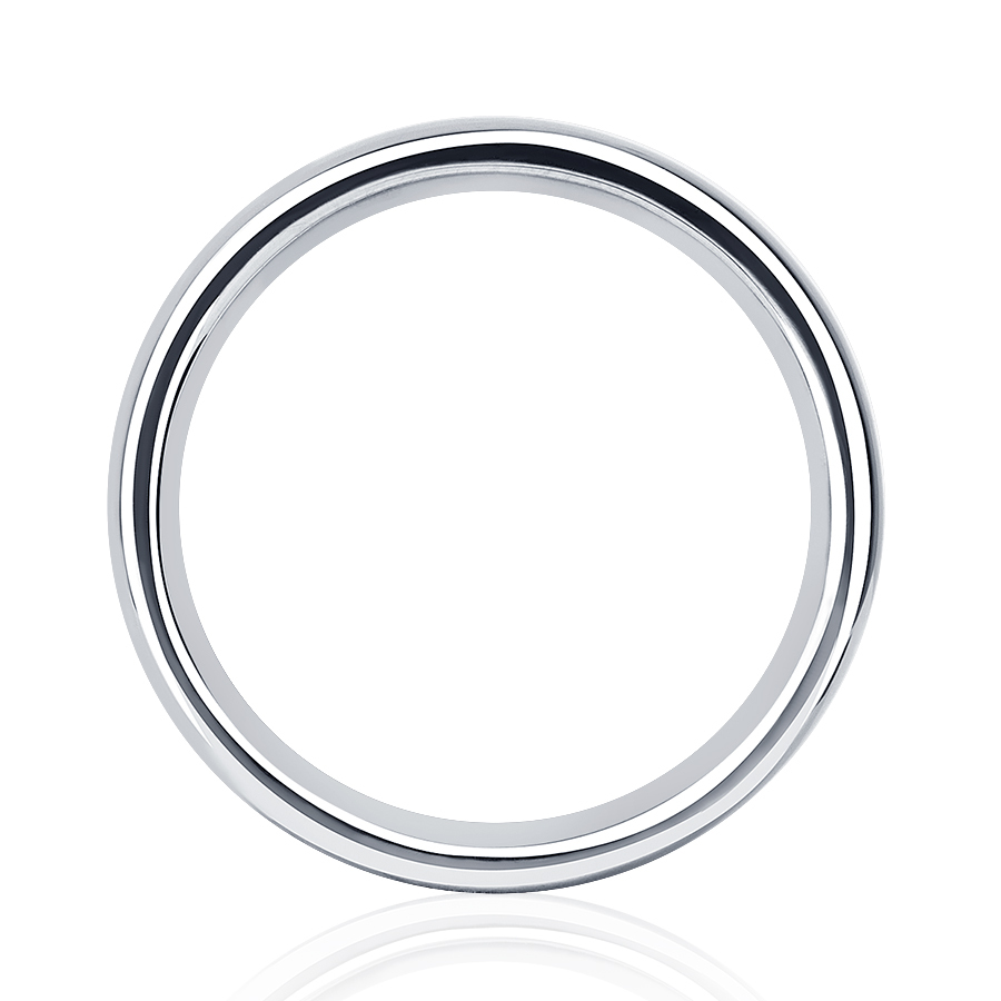 Обручальное кольцо без камней из платины ПК-117-00 Platinum Lab фото 5