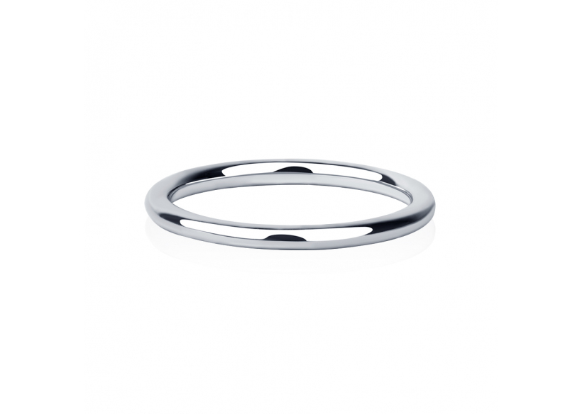 Женское обручальное кольцо из платины ПК-121-02 Platinum Lab фото 2