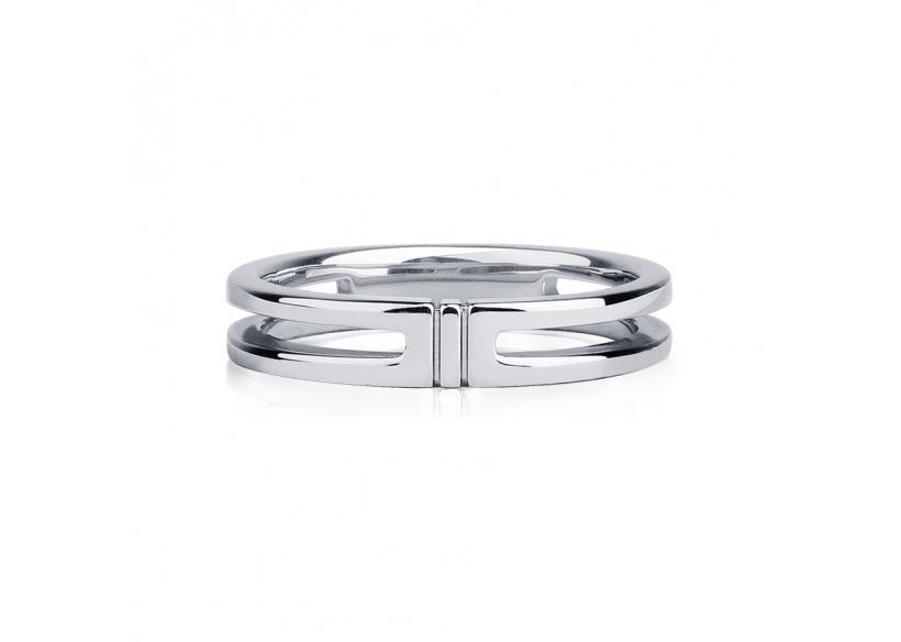 Мужское обручальное кольцо из платины ПК-124-00 Платинум Лаб фото 2