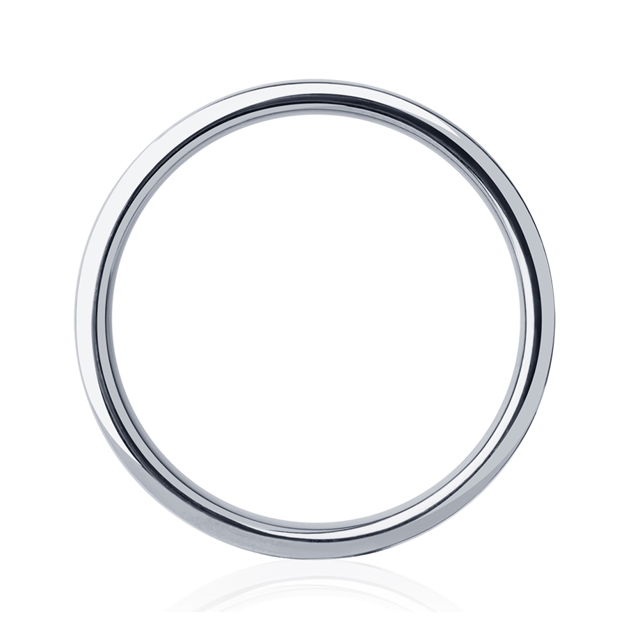 Обручальное кольцо без камней из платины ПК-127-00 Платинум Лаб фото 4