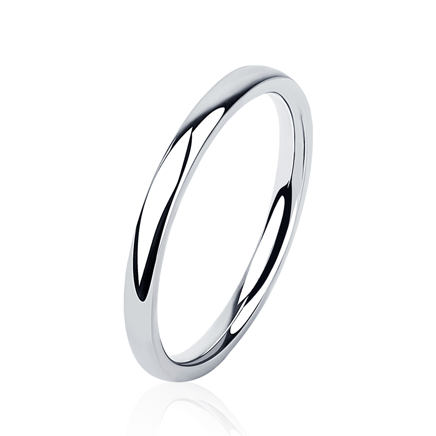 Классическое обручальное кольцо из платины ПК-132-00 PlatinumLab фото 1