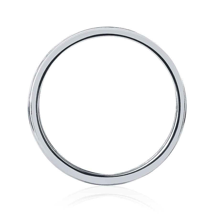Белое кольцо из платины с бриллиантами ПК-136-01 Platinum Lab фото 3