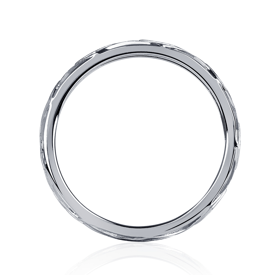 Женское кольцо из платины без камней ПК-139-00 Платиновая Лаборатория фото 2