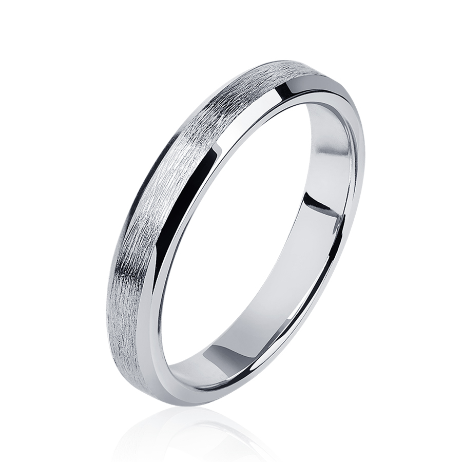 Обручальное кольцо из платины ПК-140-00-М2 Platinum Lab фото 1